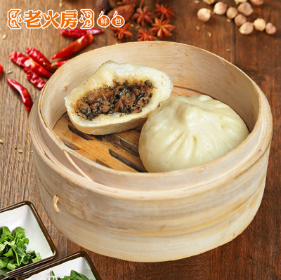 梅菜扣肉包